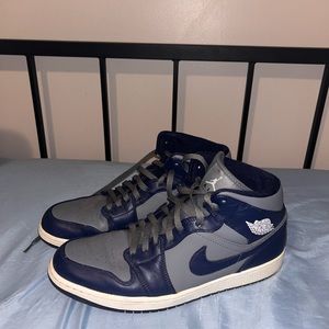 Nike air Jordan 1 blue and grey